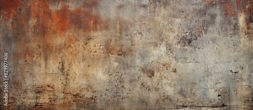 Grunge backdrop with a rough textured wall surface and shabby paint Offers a design oriented copy space image and serves as a graphic resource