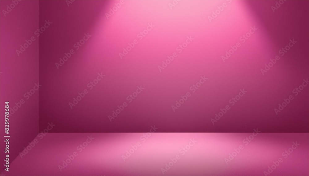 Fototapeta premium Rose-Tinted Glow: Creative Light and Shadow on Pink Walls