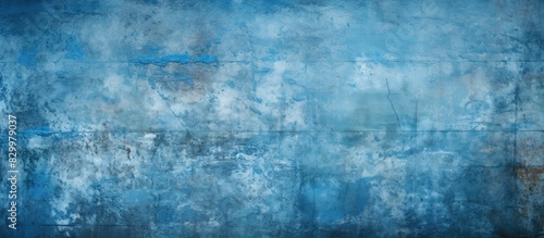Panel kuchenny z motywem A background image of a blue grunge concrete wall with a texture is available for copy space