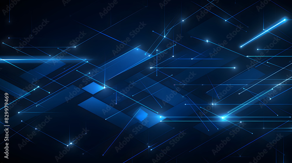 Obraz premium Digital blueprints straight lines pattern poster background