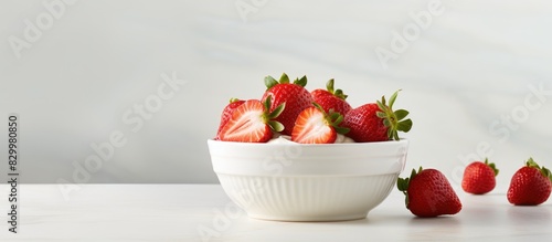 Copy space image of a bowl ...