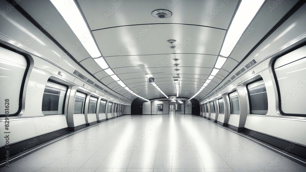 Naklejka premium subway station