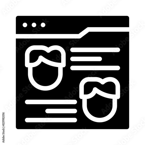 candidates glyph icon