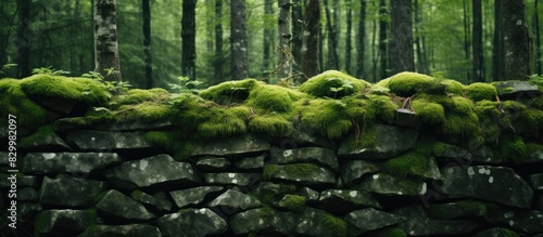 An image of a moss covered ...