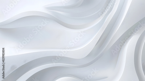 modern white abstract background design vector illustration. Generative AI.