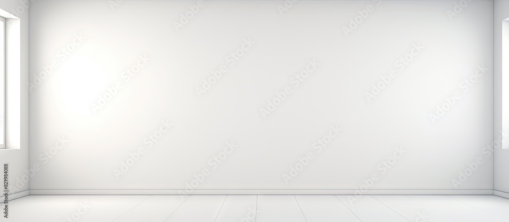 Copy space image of a blank white wall as a background