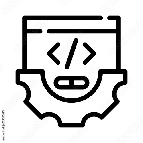 coding line icon