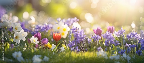 A close up image of spring ...