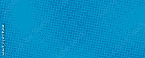 Blue comic star burst textured background. retro comic blue background raster gradient halftone, stock illustration