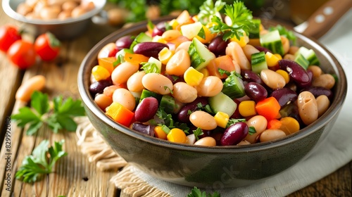 Vibrant Mixed Bean Salad Hi...