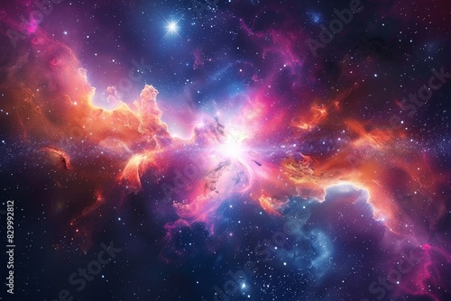 Cosmic Symphony  A Spectacular Light Show of Galactic Phenomena