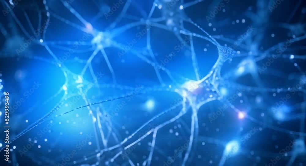 Artistic rendering of neurons in the brain. Artistic rendering of neurons in the brain.