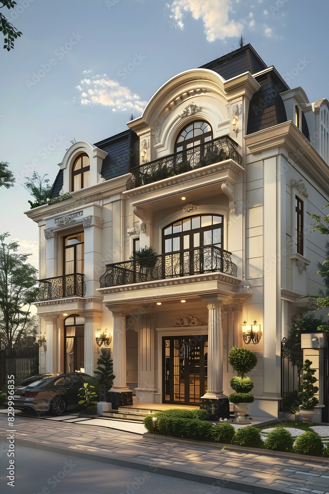 European-style villa