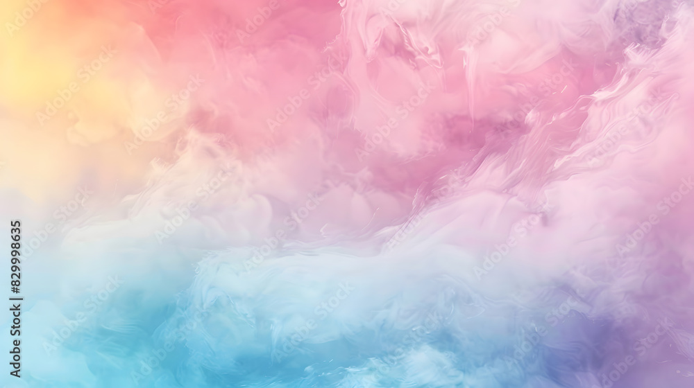 Soft pastel blended creative gradient background. Generative AI.