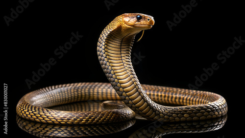 Javanese cobra snake  photo