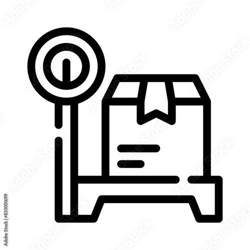 weighing line icon