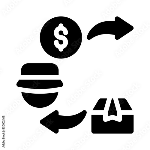 attract glyph icon