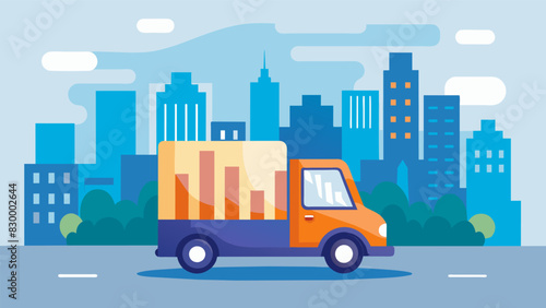 The eVTOLs moved with a sense of purpose their compact design and efficient navigation ensuring timely deliveries and pickups throughout the city.. Vector illustration