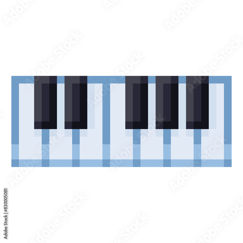 Pixel illustration of a keyboard