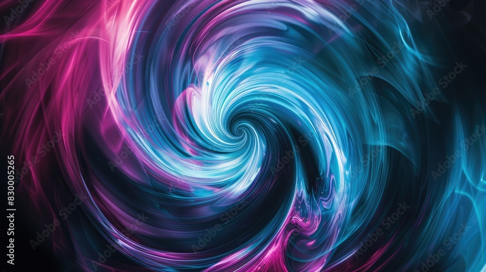 Swirling Motion in Cool Colors Swirling Motion in Cool Colors