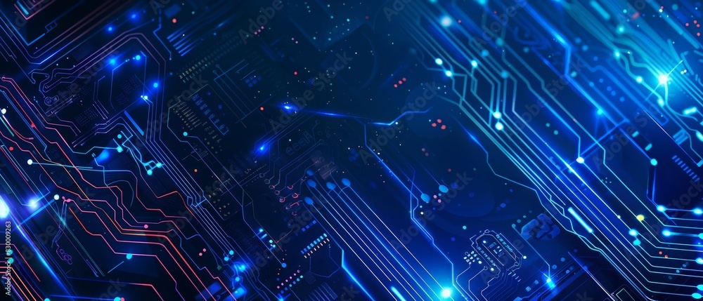 Cobalt and circuit board horizontal mobile web banner tech innovation background for copy space.banner grunge backdrop Cobalt and circuit board horizontal mobile web banner tech innovation background for copy space.banner grunge backdrop