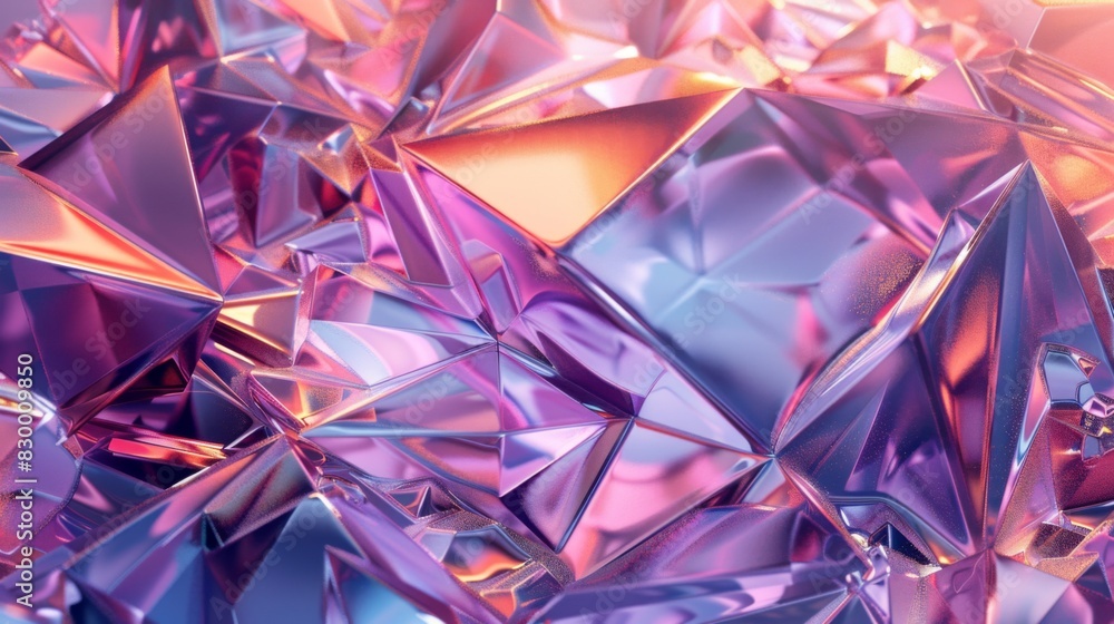 Iridescent texture, geometric crystal background, liquid 3D render, Iridescent holographic diamonds Iridescent texture, geometric crystal background, liquid 3D render, Iridescent holographic diamonds