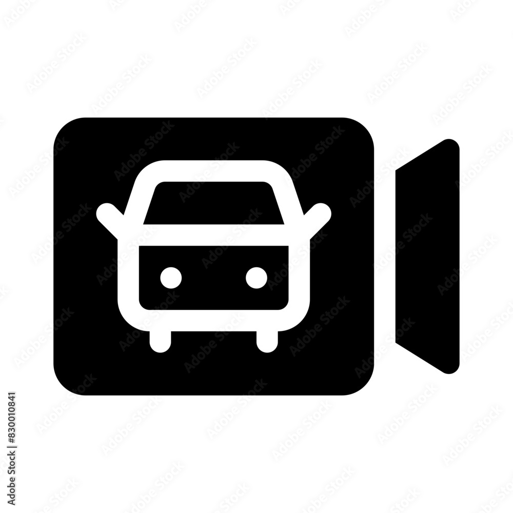 security camera glyph icon security camera glyph icon