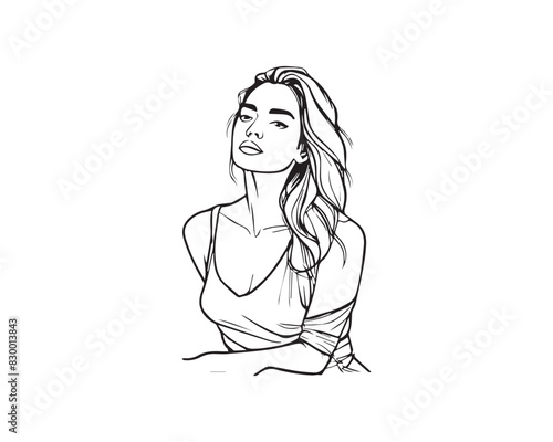 woman with a headache