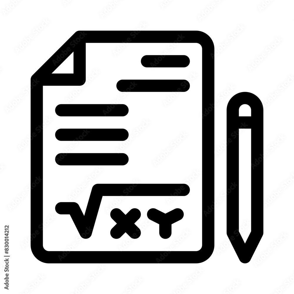math line icon math line icon