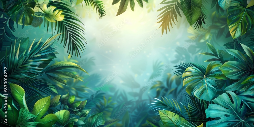 Lush Tropical Rainforest Landscape Lush Tropical Rainforest Landscape