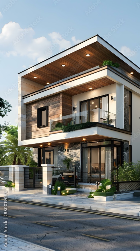 Modern style villa