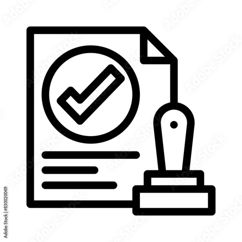 regulatory line icon