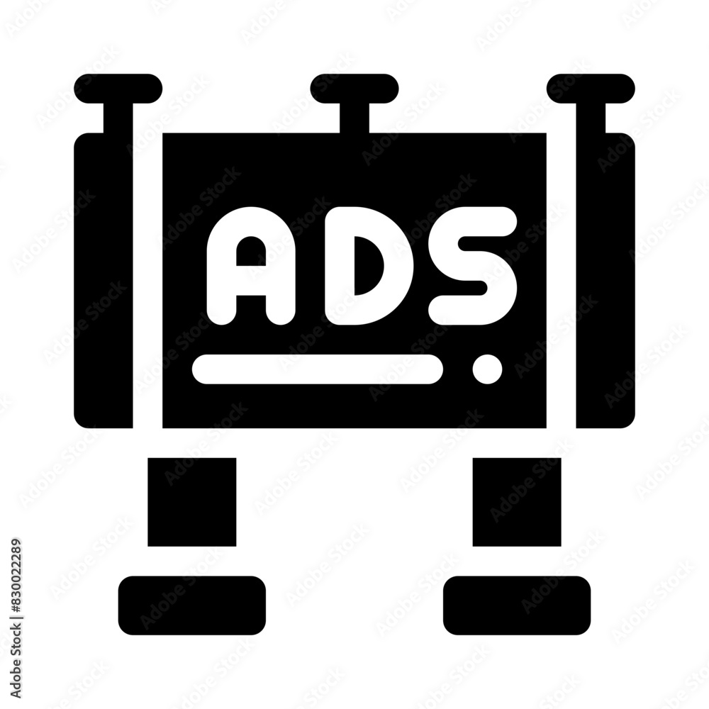 billboard glyph icon billboard glyph icon