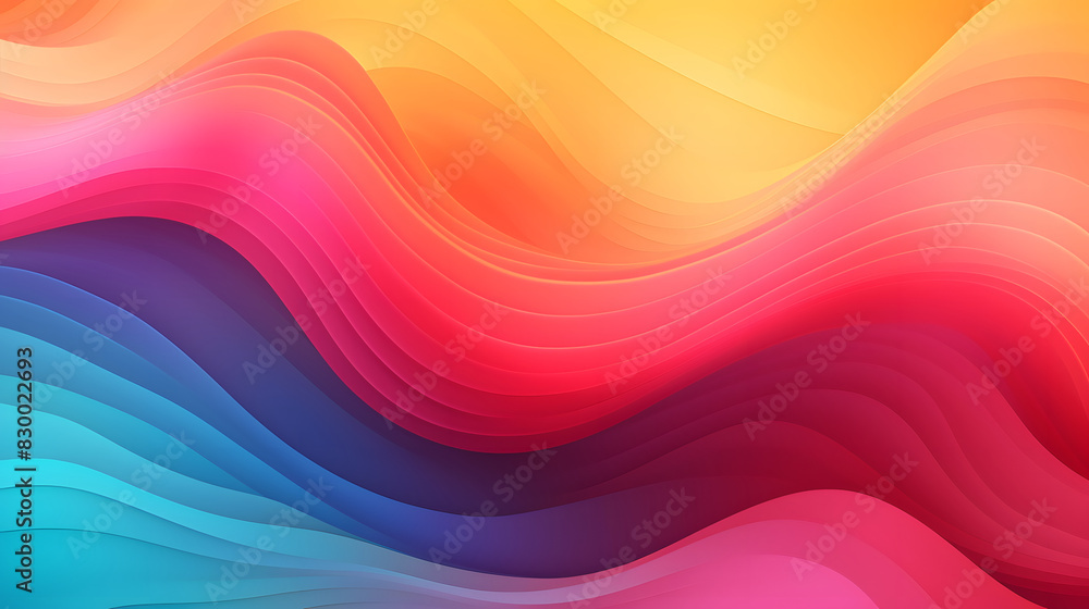 Digital retro colorful waves abstract background Digital retro colorful waves abstract background