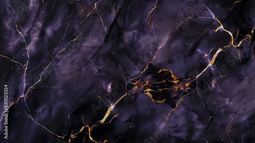 Black marble luxury  light purple with gold streaks  full focus  website background  design template 
