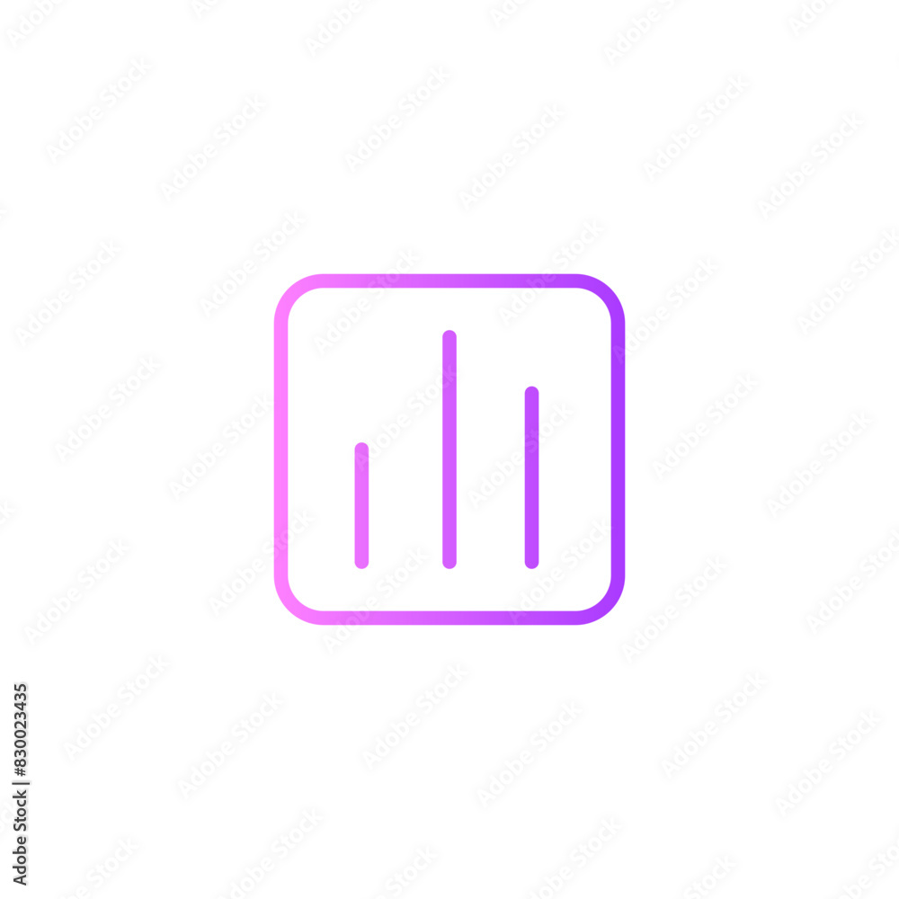 bar graph gradient icon bar graph gradient icon