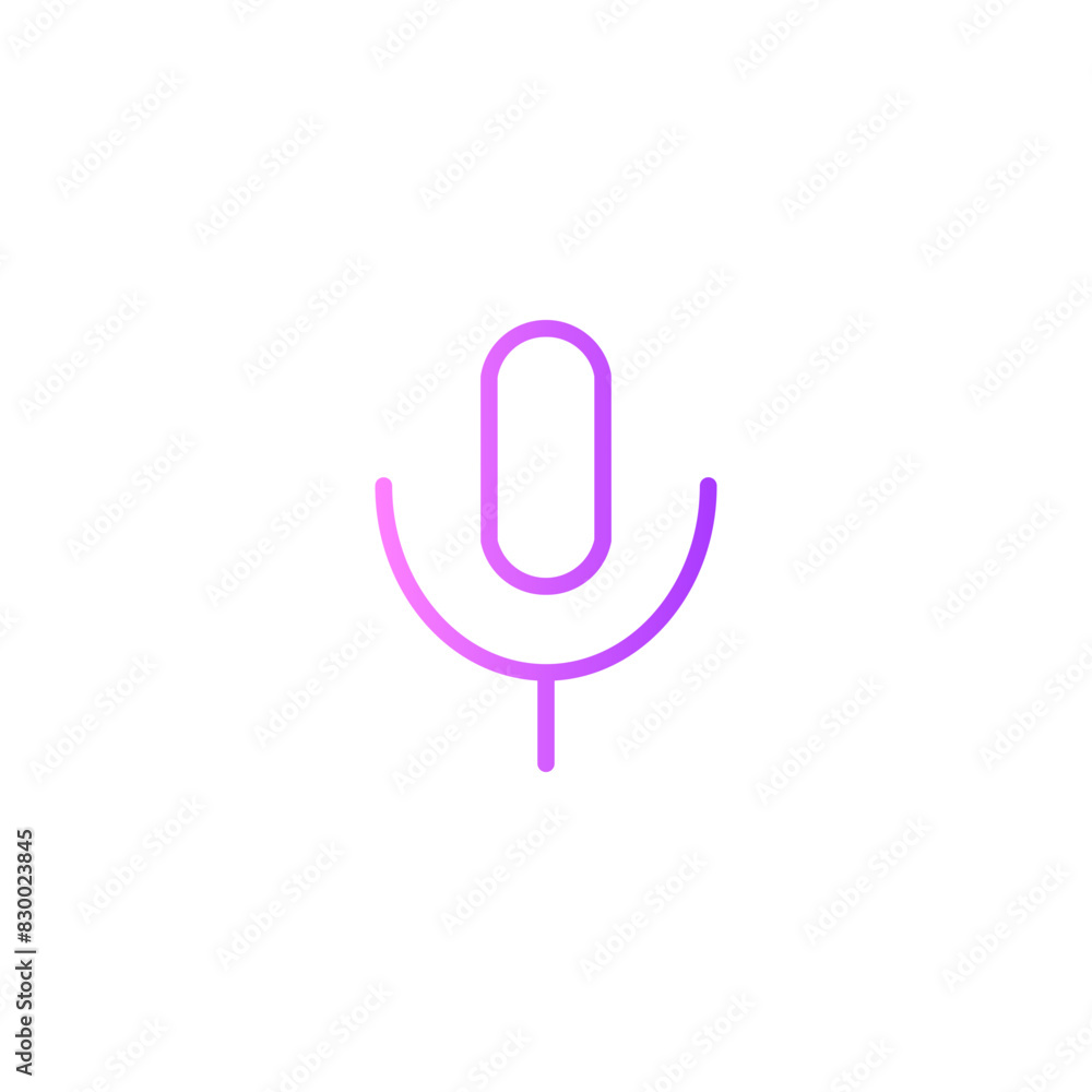 microphone gradient icon microphone gradient icon