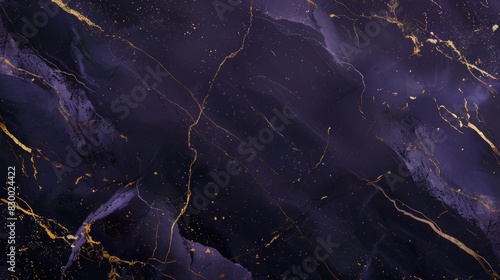 Black marble luxury, light purple with gold streaks, full focus, website background, design template 
