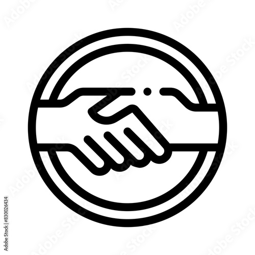 agreement line icon