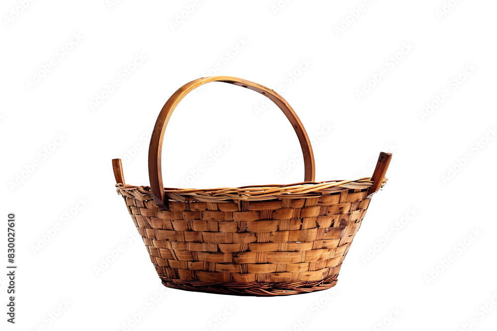 PNG, Front view of Basket - Generative AI PNG, Front view of Basket - Generative AI