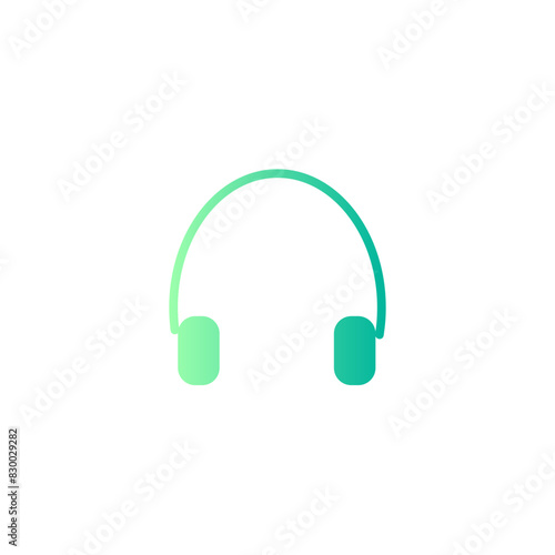 headphone gradient icon