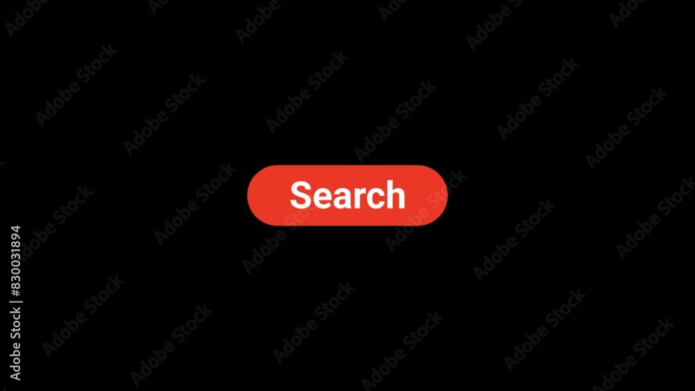 Search Button Hand Cursor Clicking Animation Search Button Hand Cursor Clicking Animation