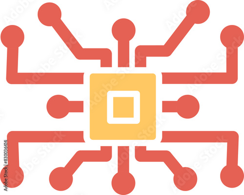 Circuit Vector Icon