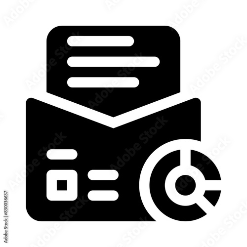 pie chart glyph icon