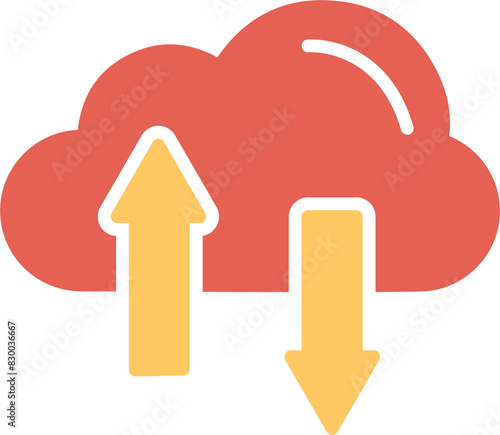 Cloud Storage Vector Icon