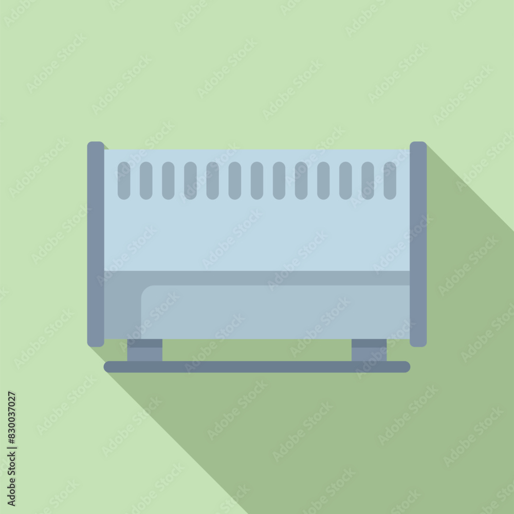 Simple flat design icon representing a data server or a network equipment rack Simple flat design icon representing a data server or a network equipment rack