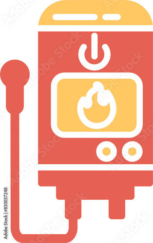 Tankless Water Heater Vector Icon