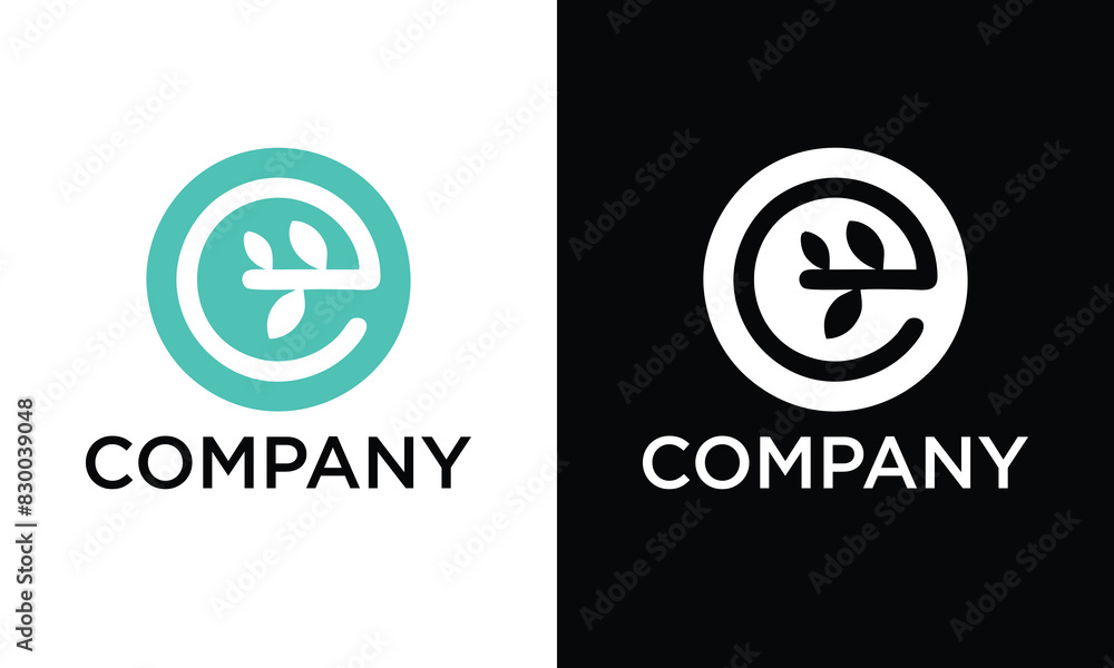 Nature theme letter E logo design with leaves vector. E nature. E leaf logo, suitable for nature business logos, nature ecology logo symbols, health logos, leaf logos, Nature theme letter E logo design with leaves vector. E nature. E leaf logo, suitable for nature business logos, nature ecology logo symbols, health logos, leaf logos,