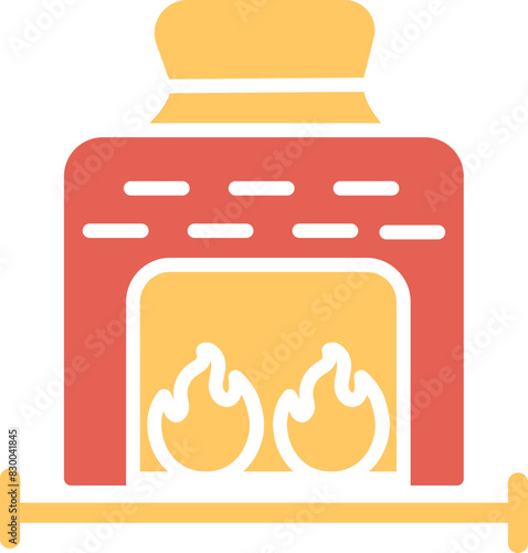 Coal Furnace Vector Icon