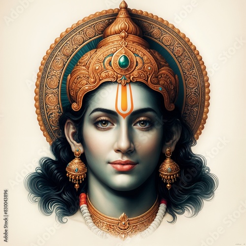 Lord Shree Ram Divine Face